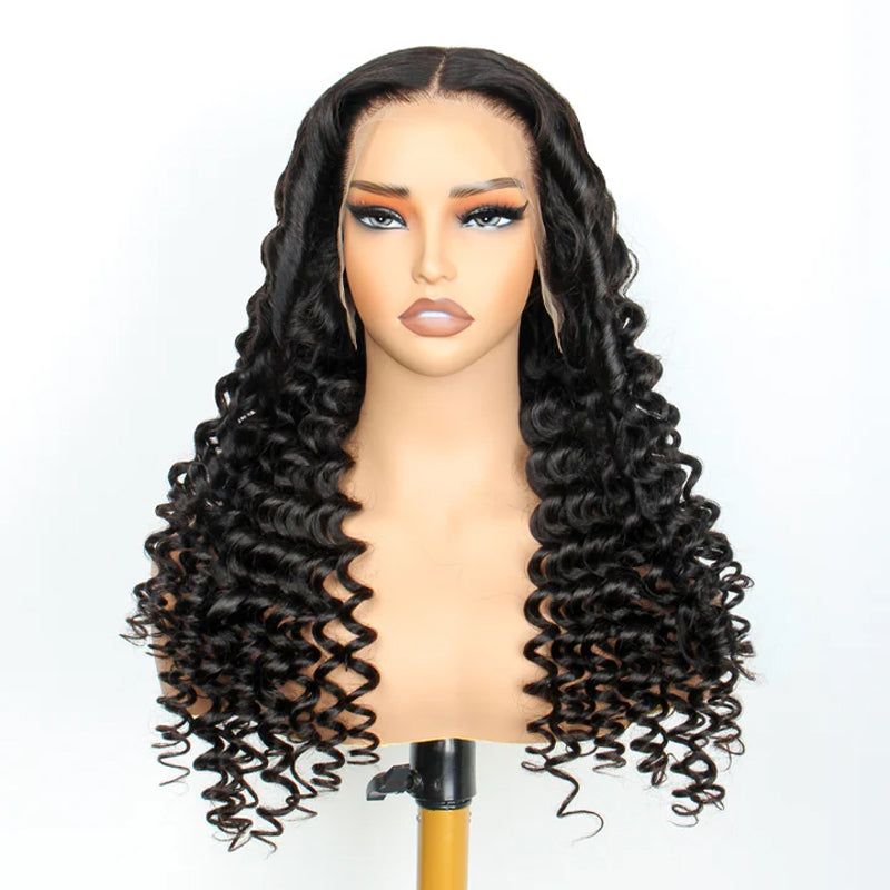 Wand Curly 13x4 HD Lace Front Human Hair Wigs